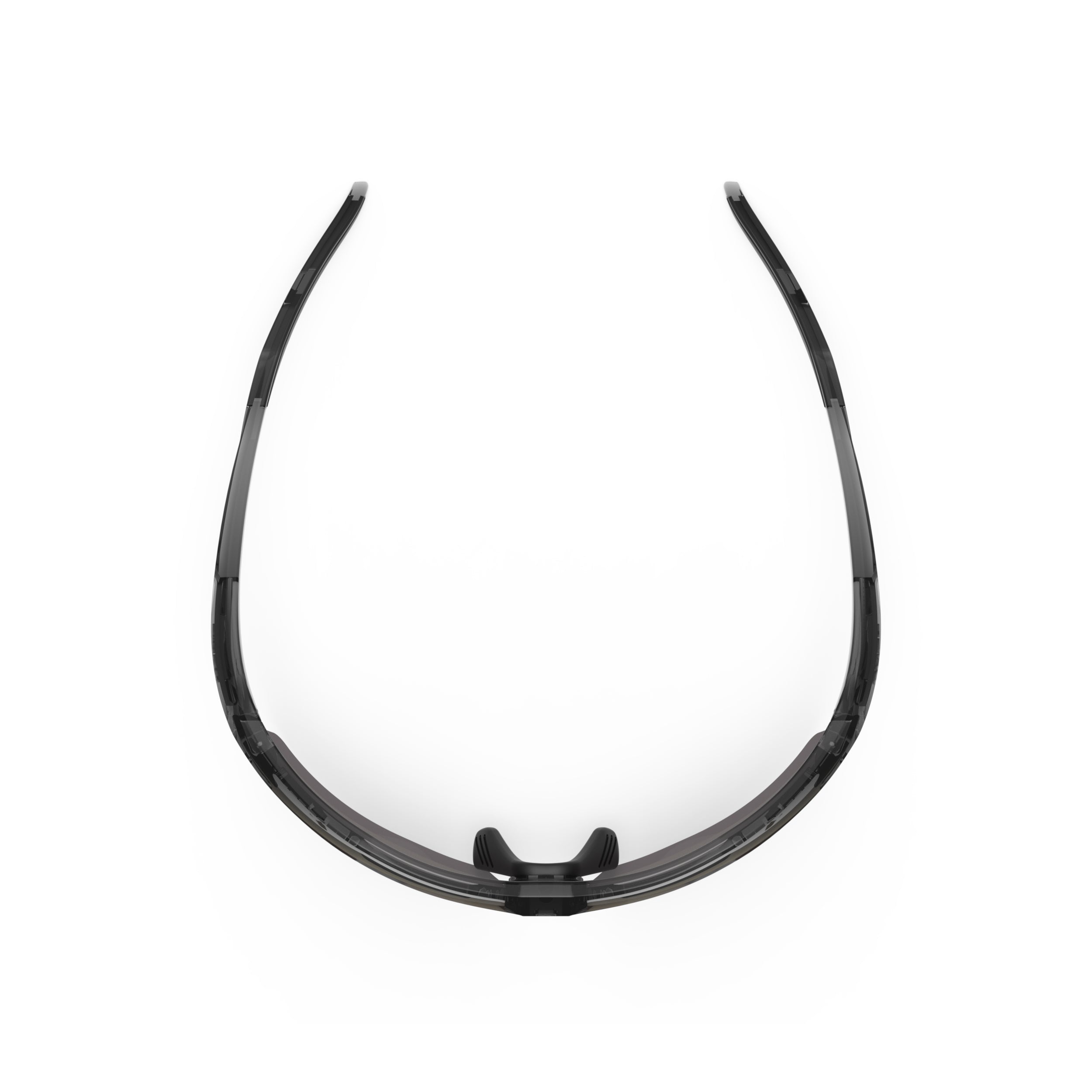 Rudy Project Sydus Crystal Ash mirrored multilaser rose gold performance sunglasses – top view