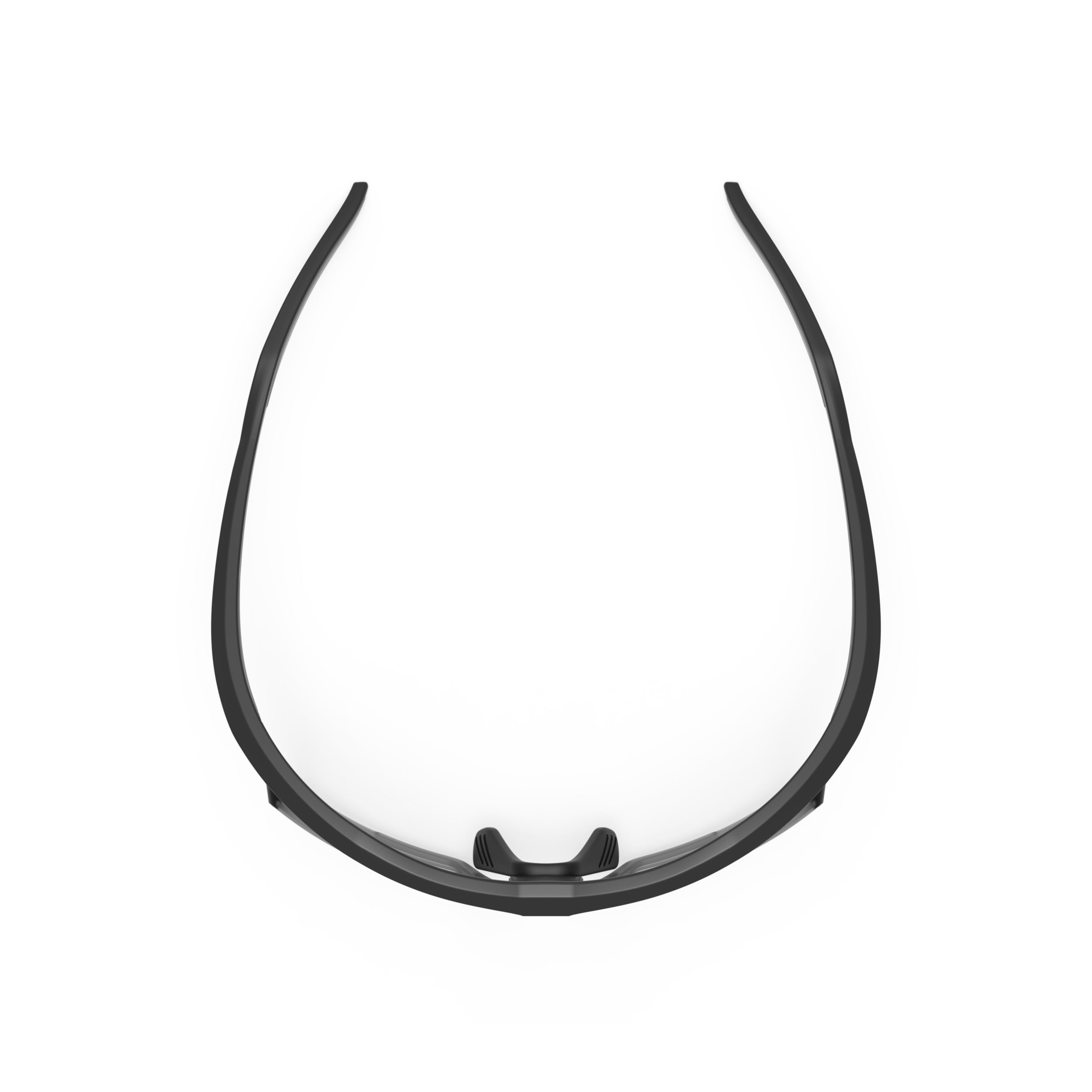 Rudy Project Sydus Optical Dock Black Matte prescription sports glasses – top view