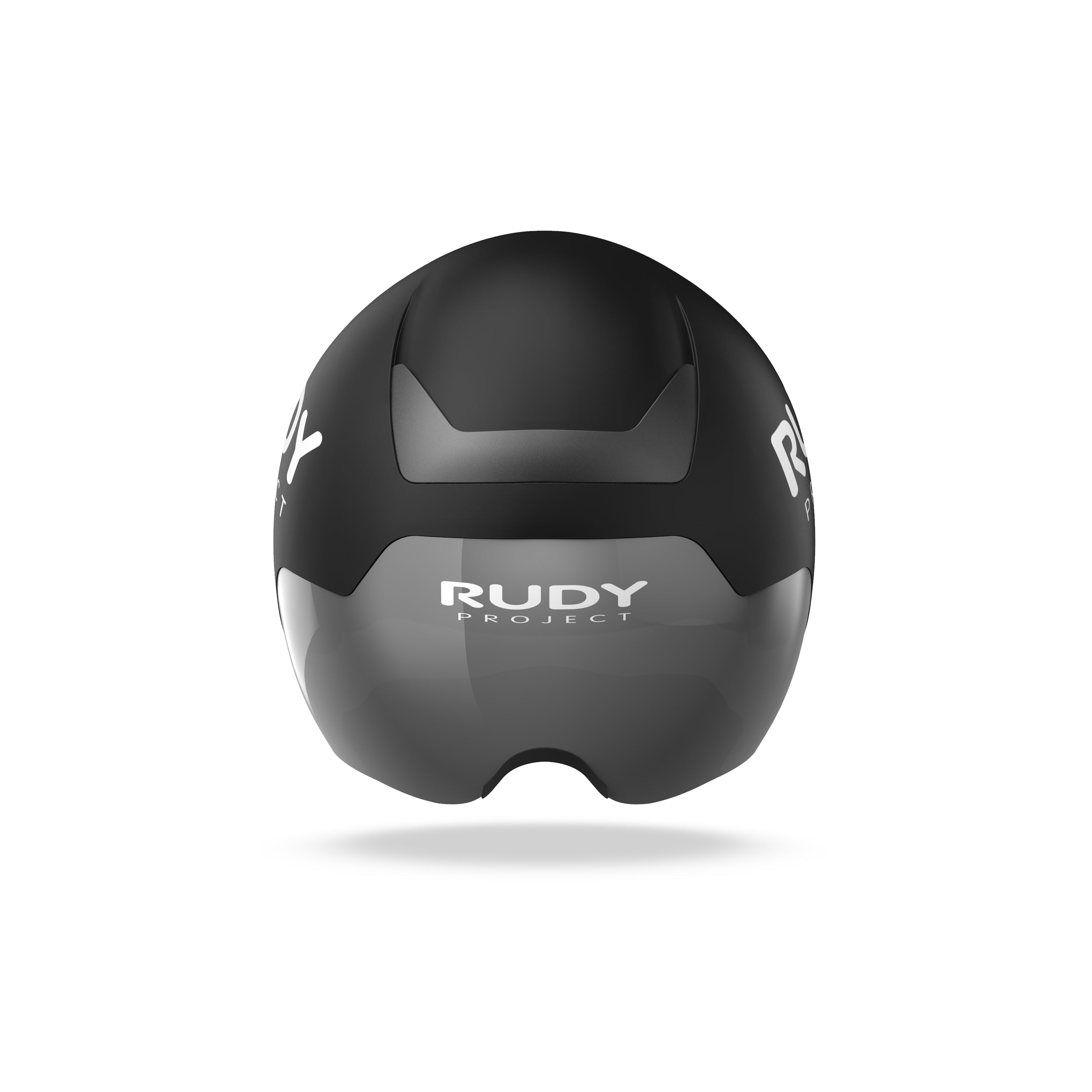 Rudy Project The Wing Black Matte cycling helmet – front view, alternate angle