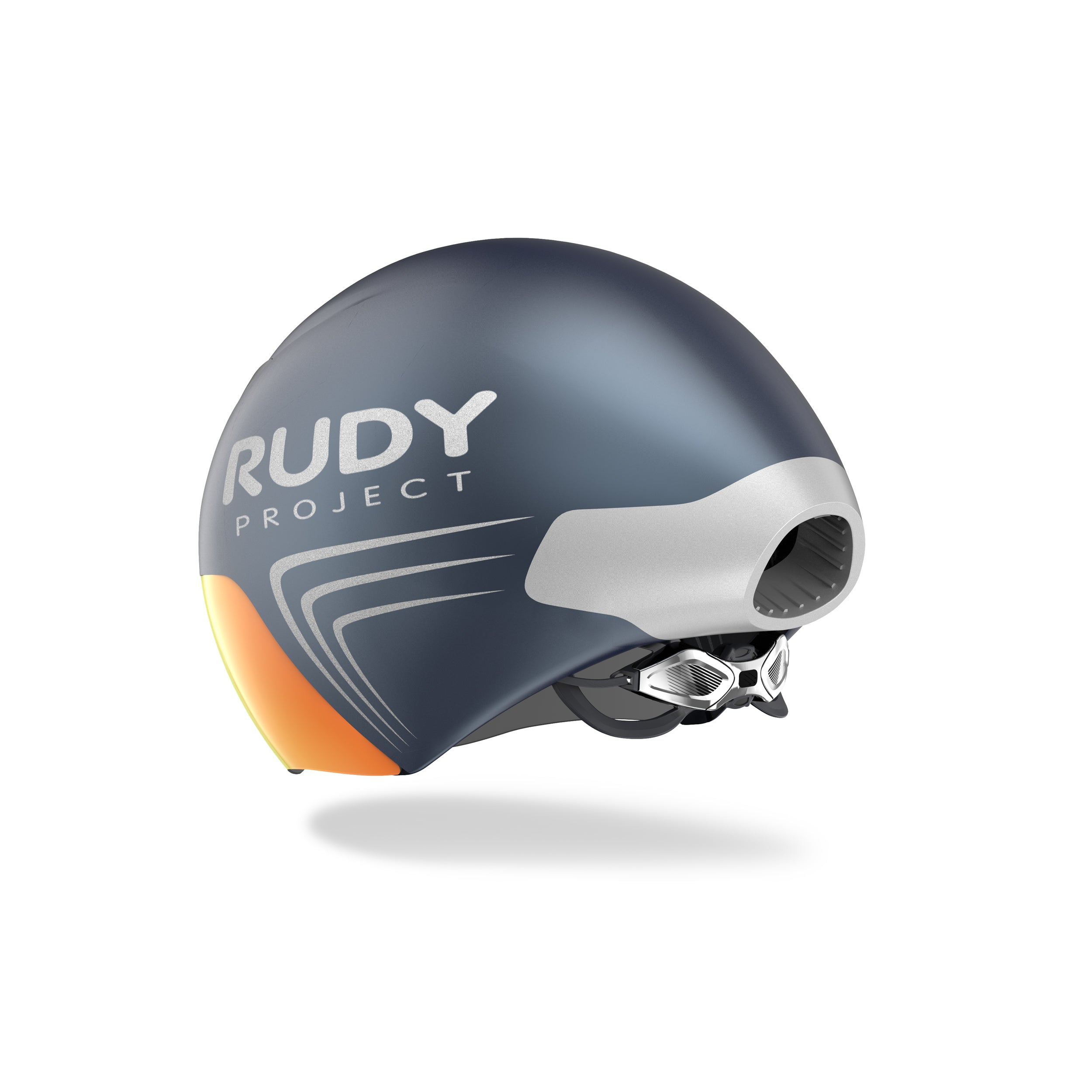 Rudy Project The Wing Cosmic Blue Matte cycling helmet – side view, opposite side