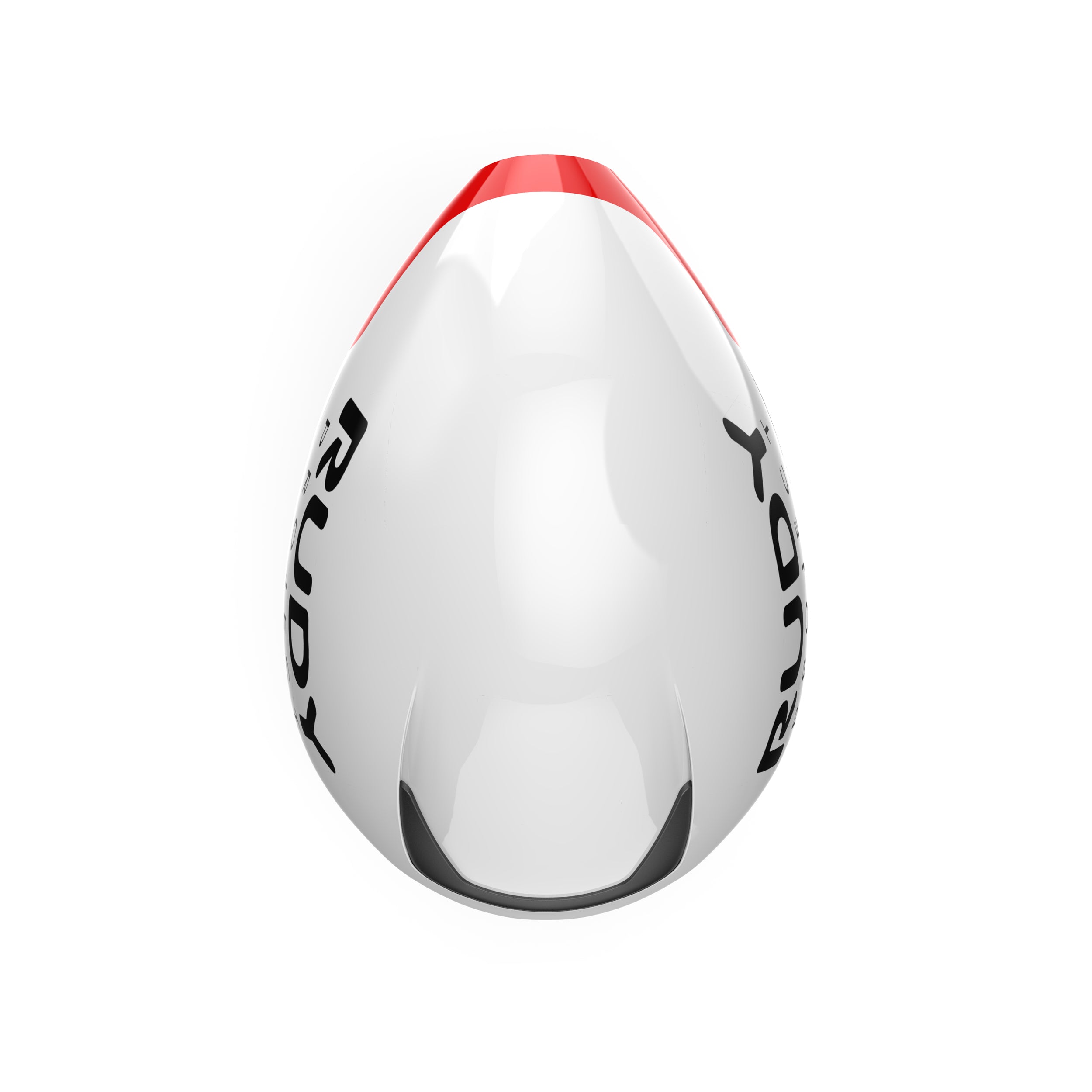 Rudy Project The Wing White Shiny cycling helmet – rear view