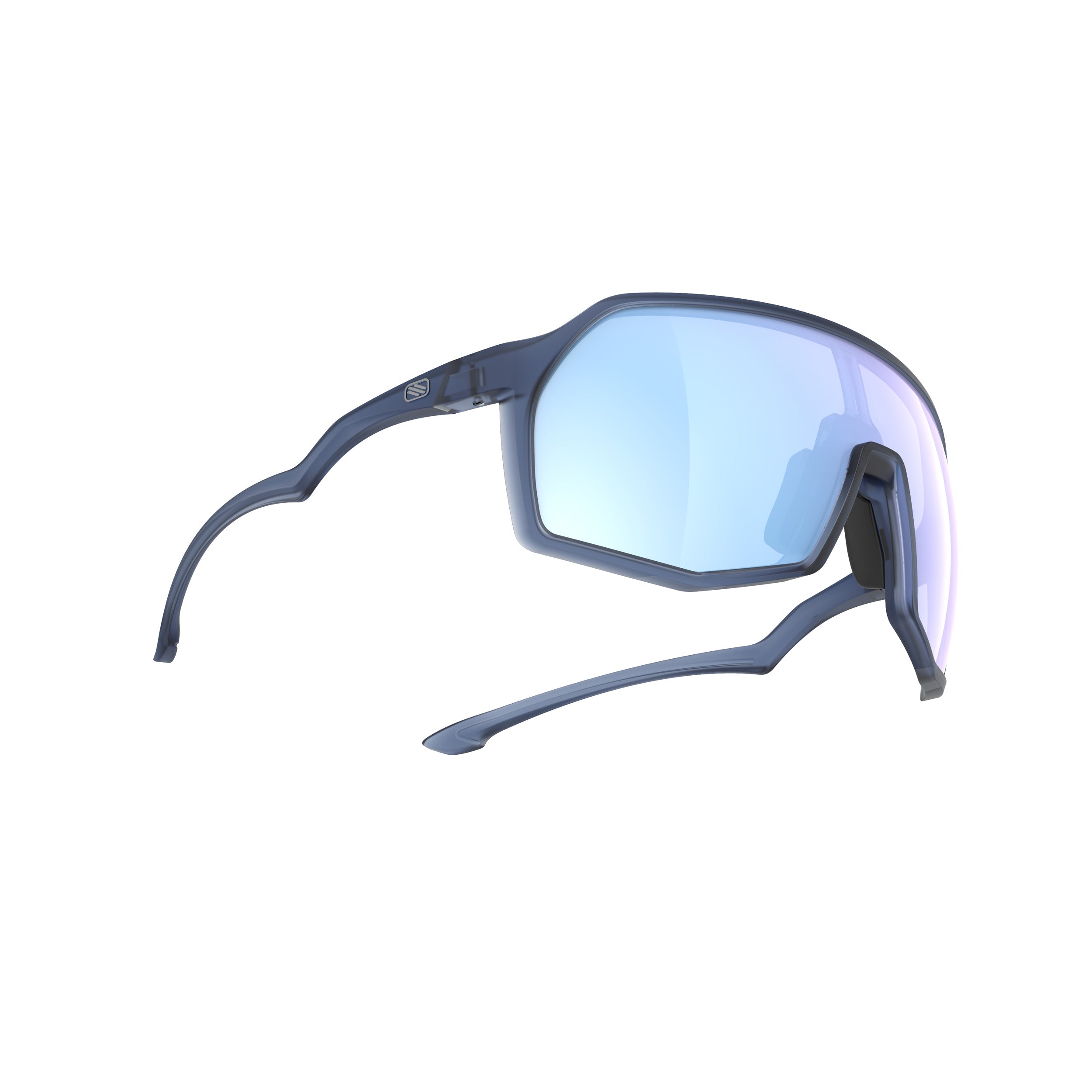 Rudy Project Thunder Frozen Avio mirrored multilaser ice performance sunglasses – side view
