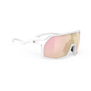 Thunder Mirrored - White Gloss Frame | Multilaser Rose Gold Lens