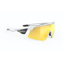 Turbolence Racing Mirrored - White Matte | Multilaser Yellow