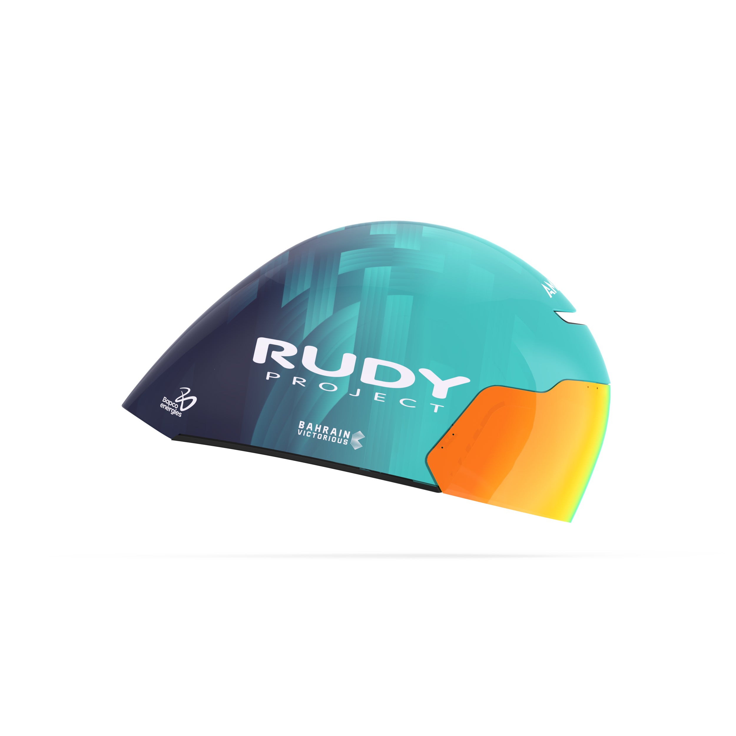 Rudy Project Wingdream Bahrain Victorious 2026 triathlon and cycling helmet – side view, opposite side