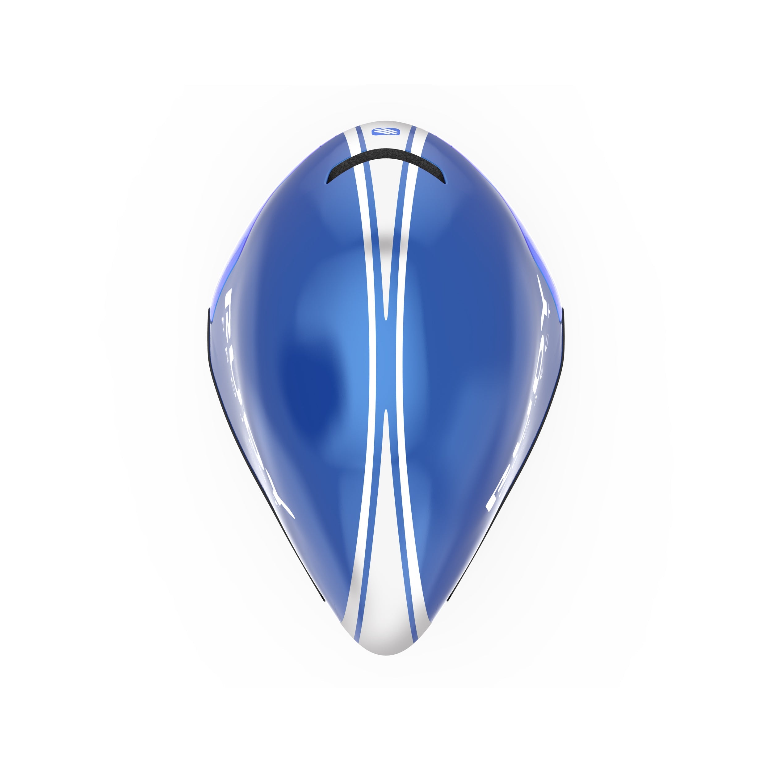 Rudy Project Wingdream Blue cycling helmet – rear view