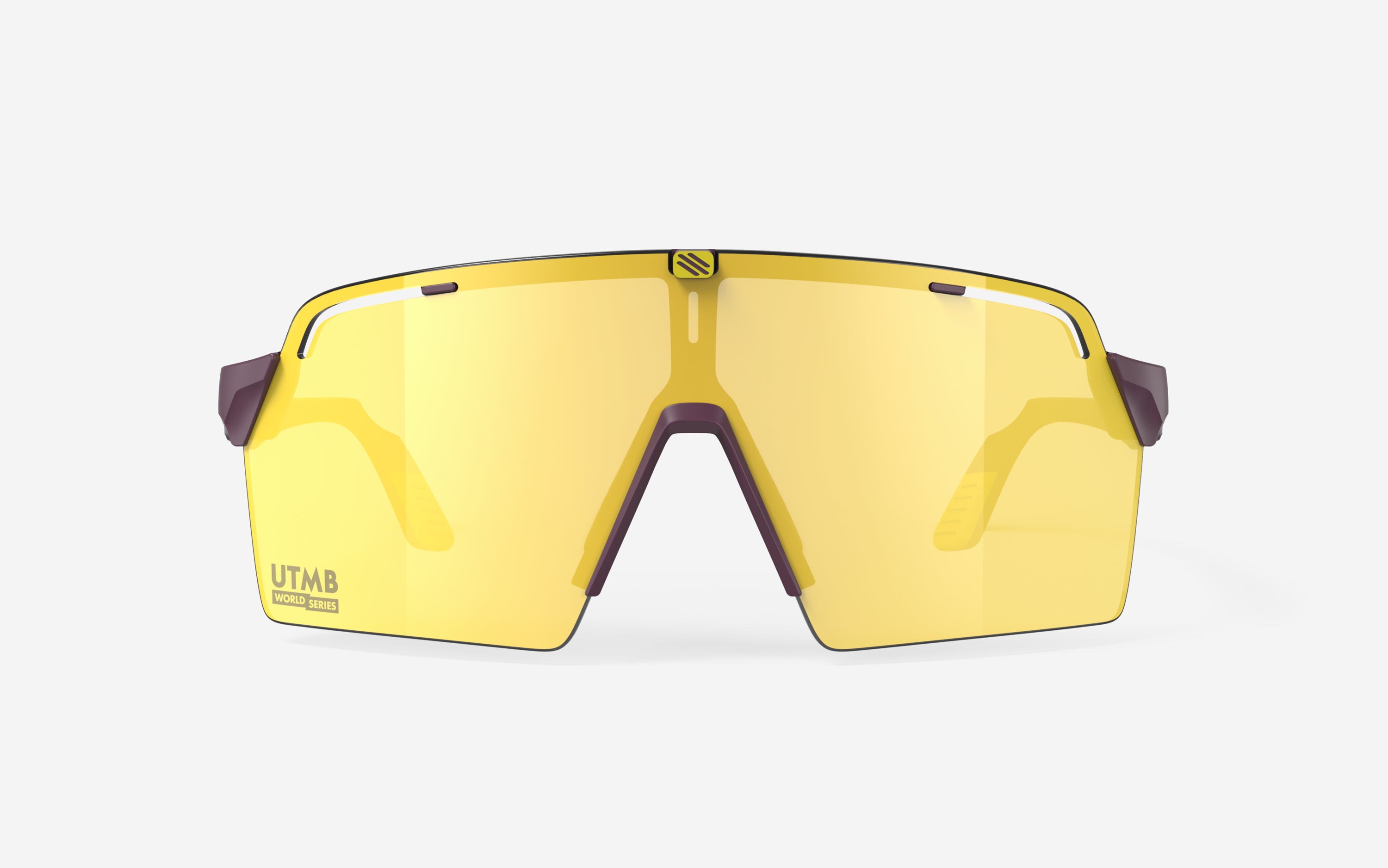 Spinshield Pro UTMB Cabernet Matte - ML Yellow | Rudy Project